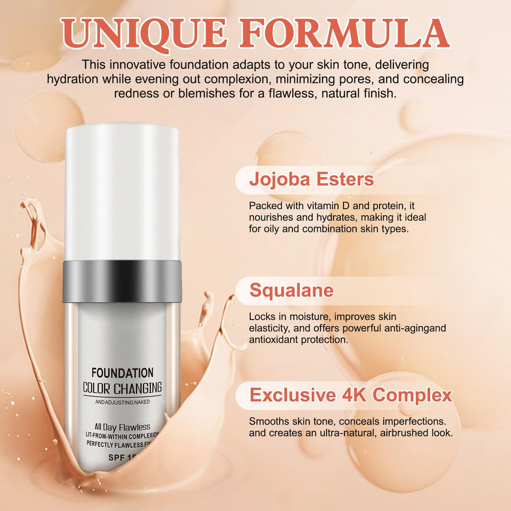 Isunrise fond de teint usage quotidien, parfait avant poudrage pour un fini naturel.