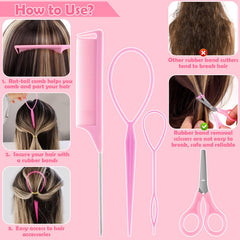 Isvo clip papillon mini, accessoire décoratif pour petites coiffures