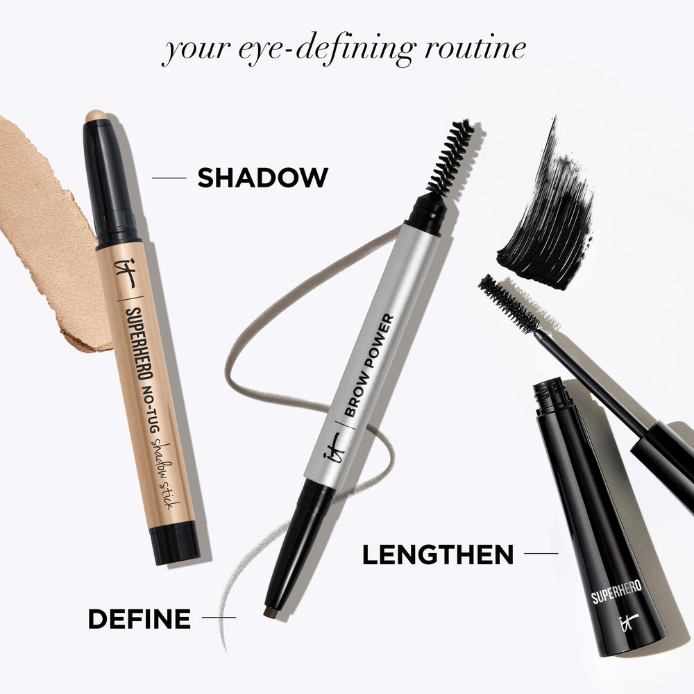 Formule anti bavures de Brow Power Universel Blond, fixation durable.