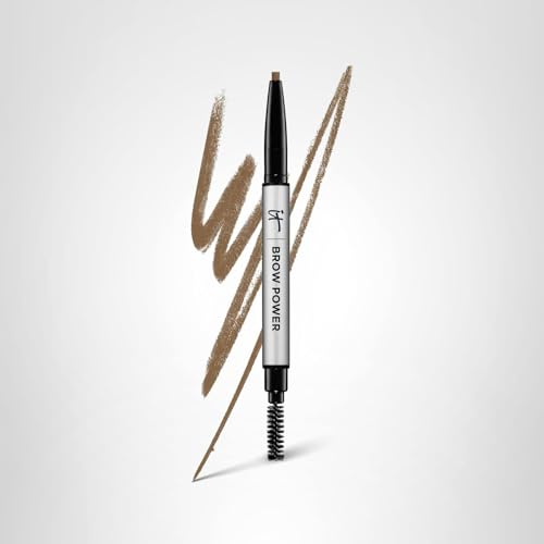 Avant-après Brow Power Universel Blond montrant densité et naturel.