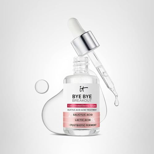 IT Cosmetics Bye Bye Breakout Serum formule végane et sans parfum pour routine épurée.