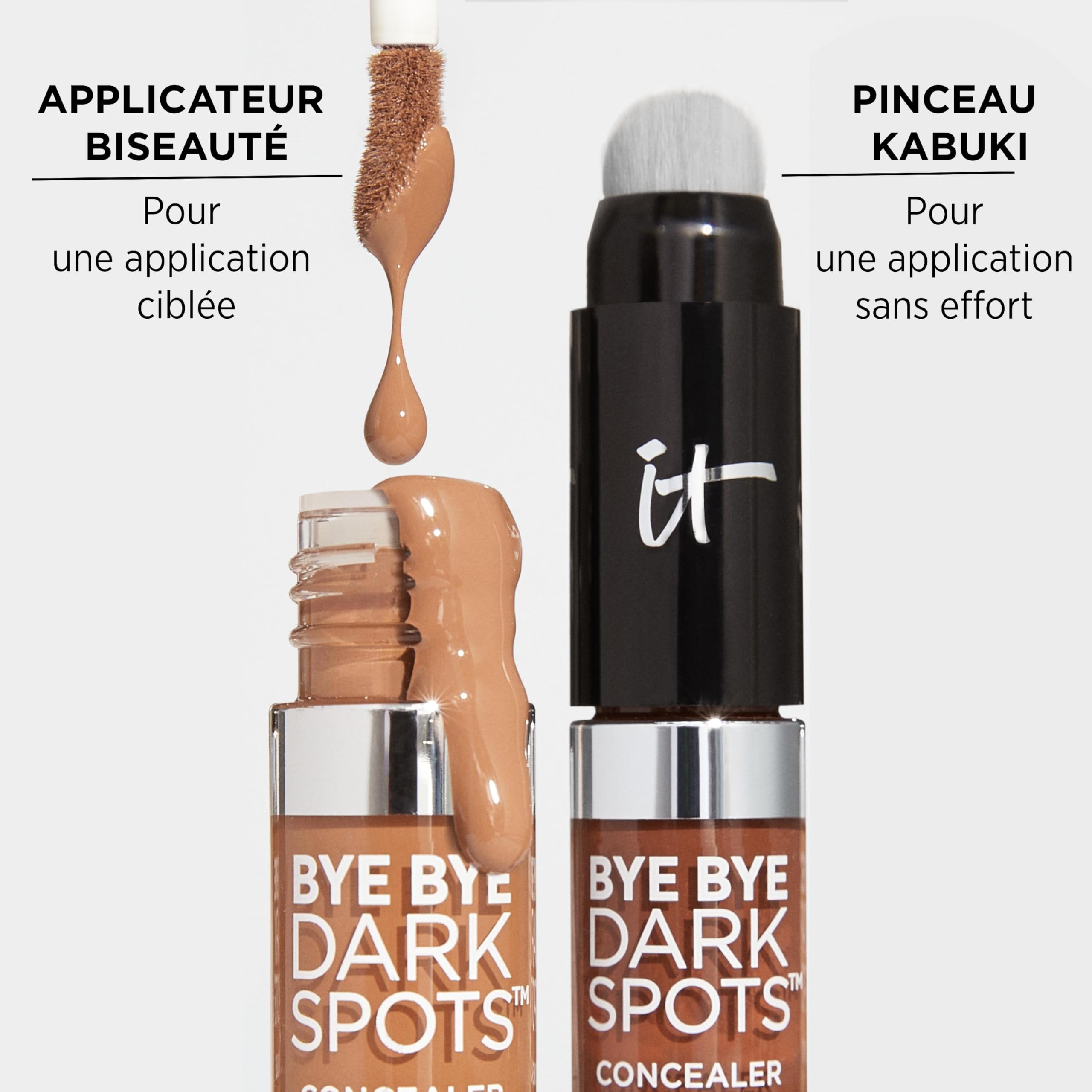 Fini naturel qui se fond avec le reste du maquillage.