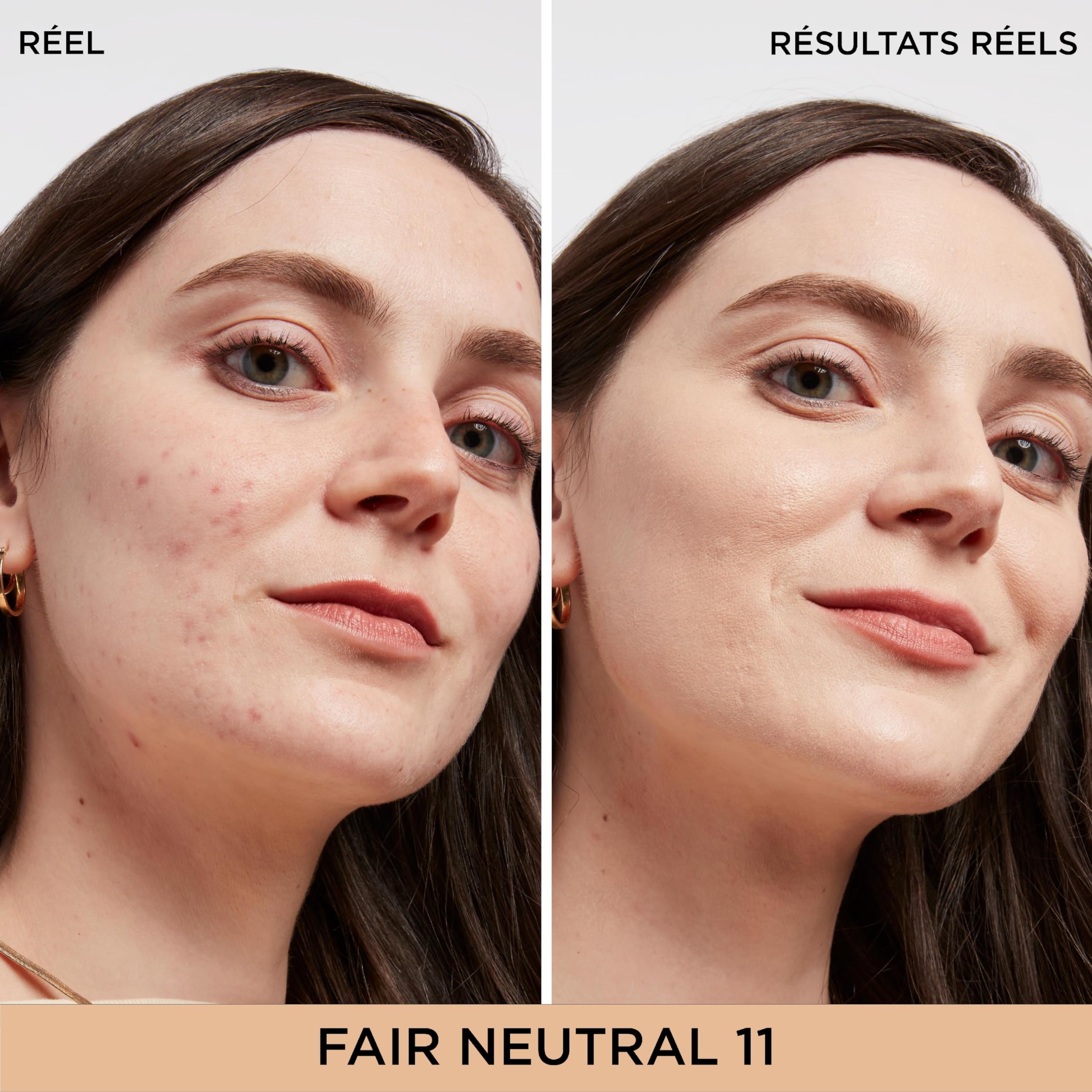 Texture moyenne et couvrance naturelle modulable selon les besoins du teint.