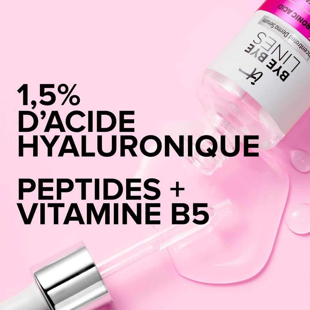 Sérum hyaluronique IT Cosmetics Bye Bye Lines, emballage compact et élégant.