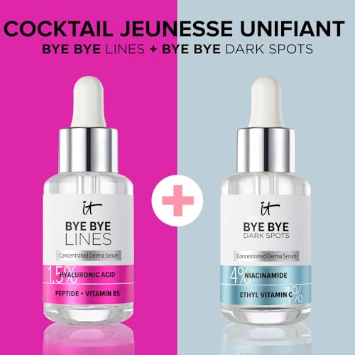 Sérum vegan sans parfum IT Cosmetics Bye Bye Lines pour tous types de peau.