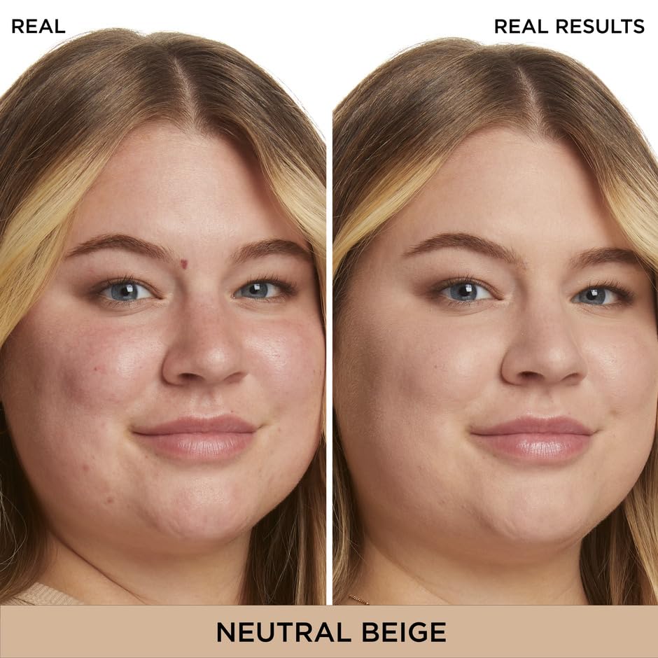 Échantillon swatch teinte neutre beige sur peau pour évaluer l'harmonie du teint