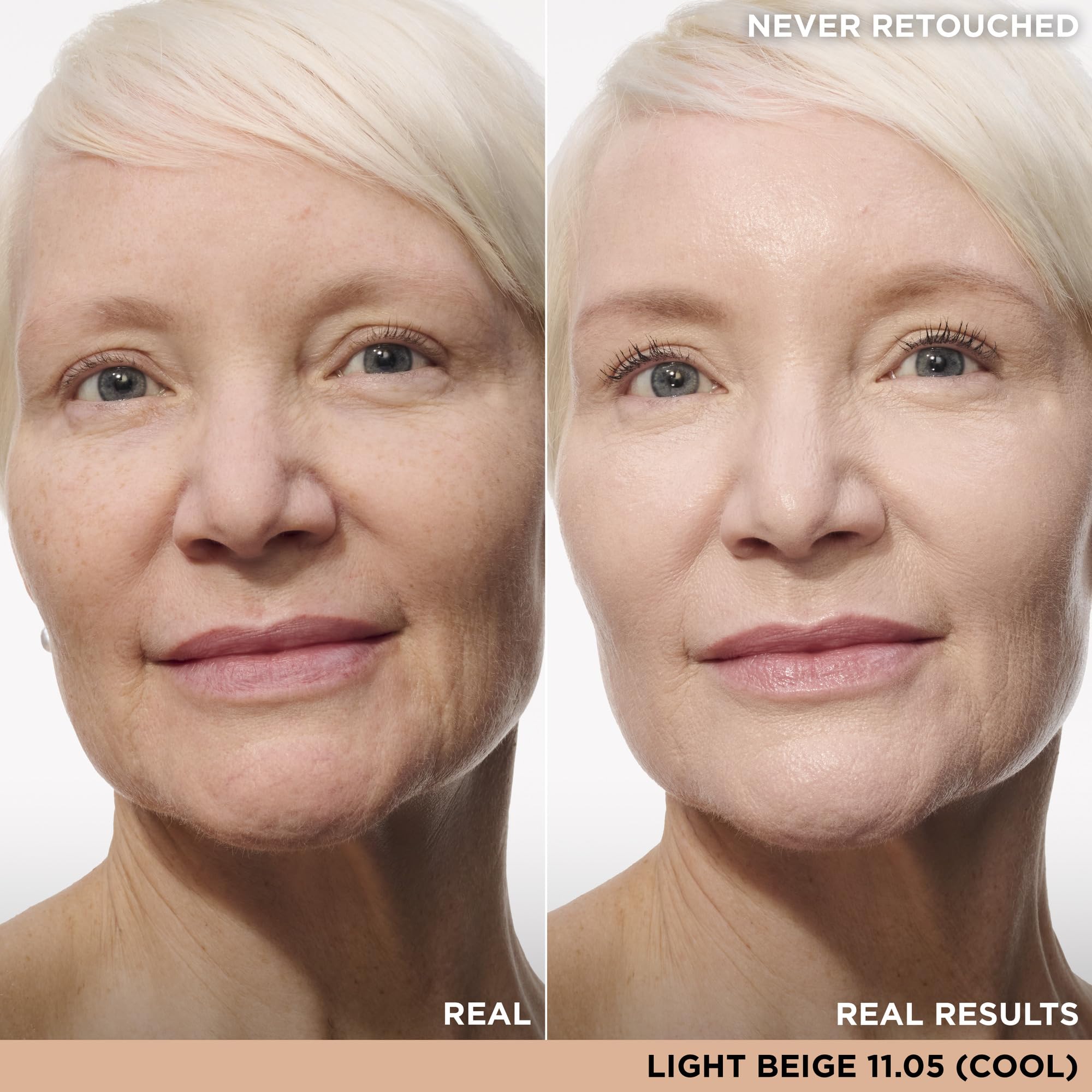 Texture crème du concealer pour une couvrance naturelle et peau lisse