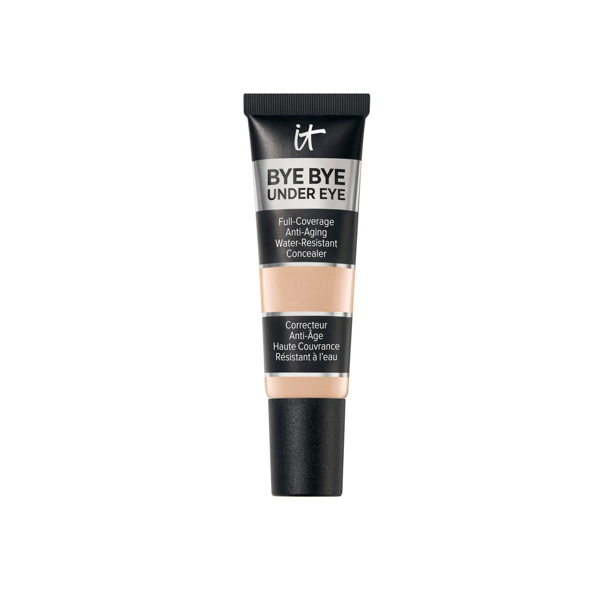 IT Cosmetics Bye Bye Under Eye teinte Medium – flacon visible, couvrance durable.