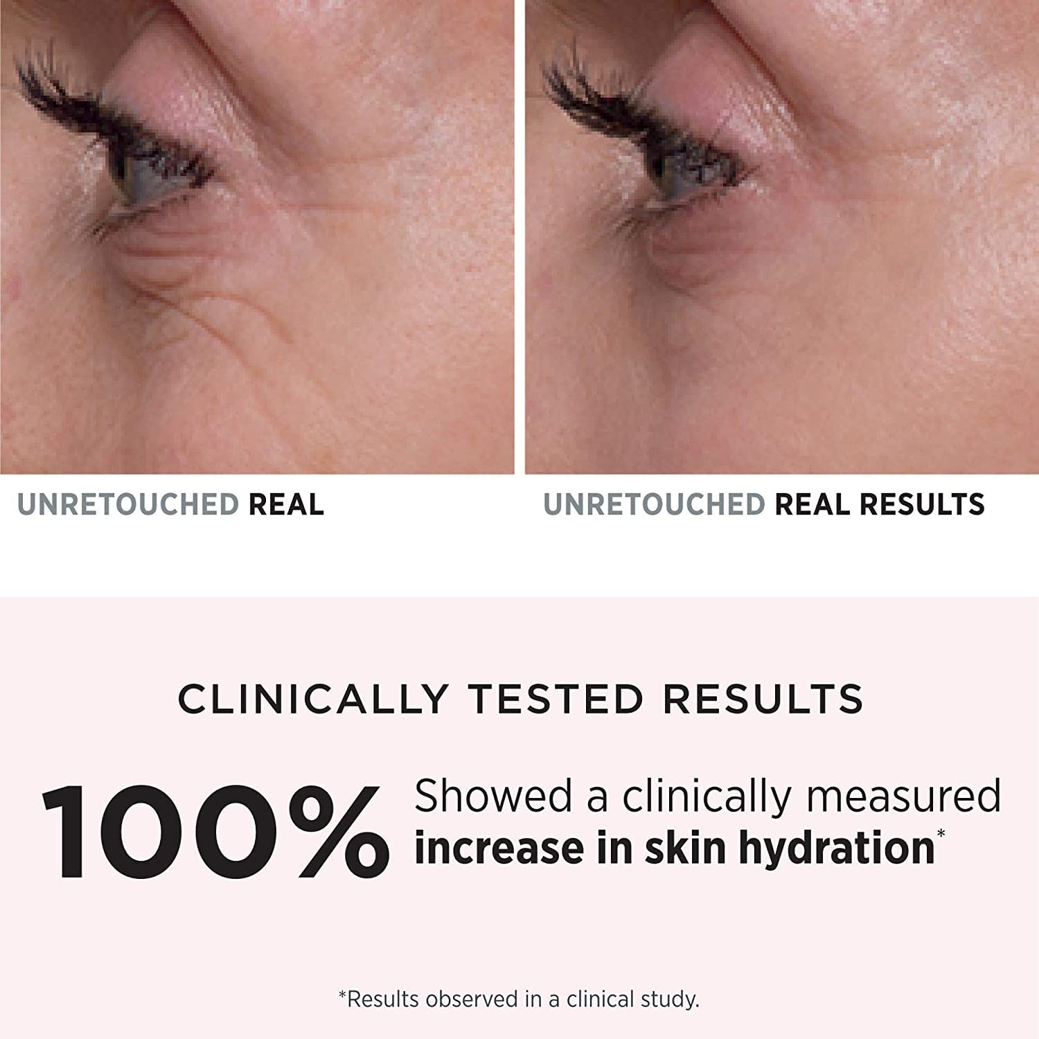 IT Cosmetics Bye Bye Under Eye Crème, regard visiblement éclairci après application.