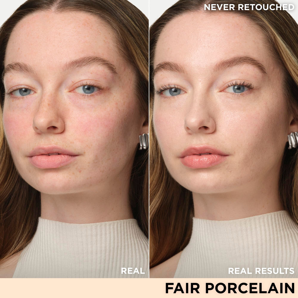Étiquette et emballage élégant du CC+ Nude Glow pour une routine beauté premium.