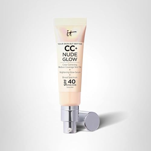 IT Cosmetics CC+ Nude Glow, formule-sans-talc-paraben-sulfate, soin doux et sans irritants.