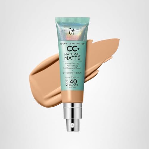 IT Cosmetics Crème CC+ Matte Naturelle, fini naturel et mat durable
