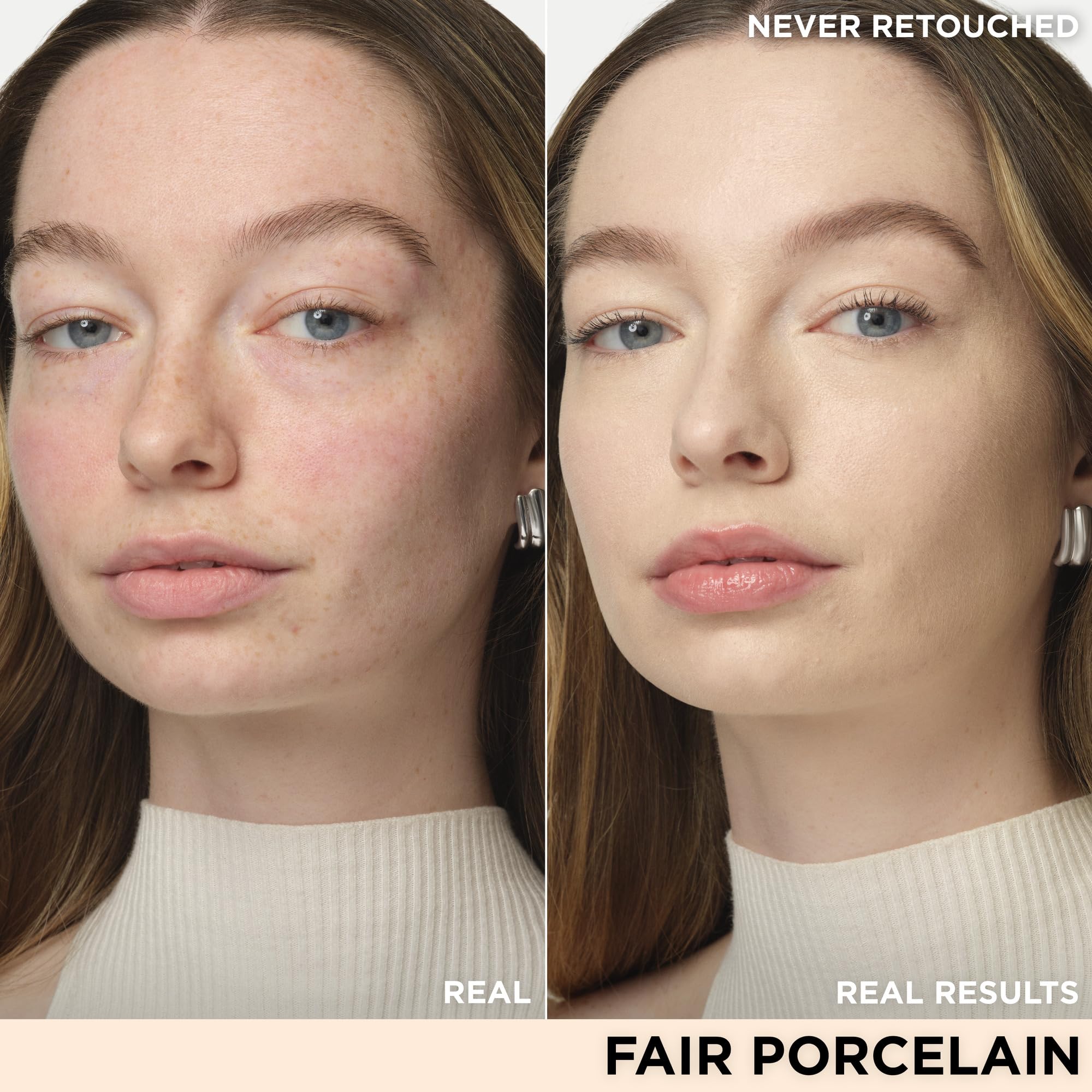 Texture crème lisse IT Cosmetics CC+ Cream, application douce et fluide.