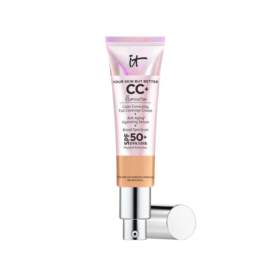 IT Cosmetics CC+ Illumination – bouteille pompe pour une application précise et rapide