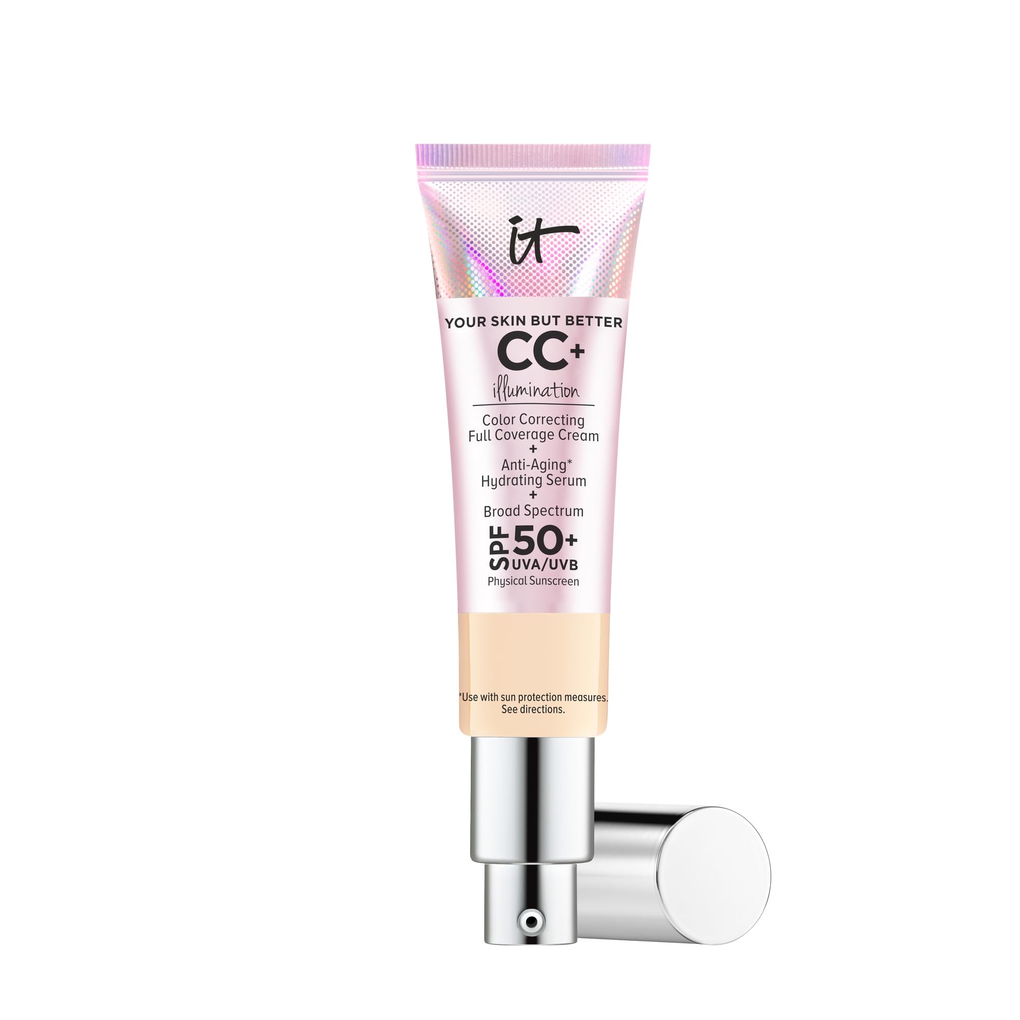 IT Cosmetics CC+ Illumination flacon lumineux pour un éclat naturel et lumineux.