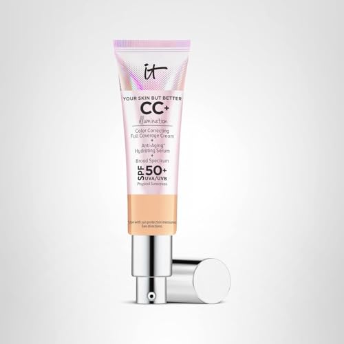 IT Cosmetics CC+ Cream Illumination – emballage compact et pratique pour les retouches.
