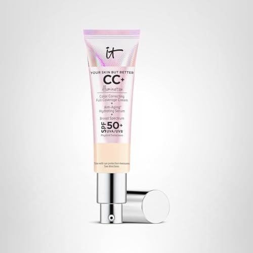 IT Cosmetics CC+ Illumination, teinte Fair Light, correspond parfaitement à la luminosité du teint.