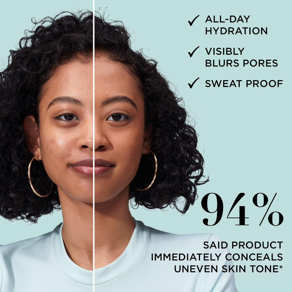 IT Cosmetics CC+ Natural Matte – SPF 40 protège la peau du soleil sans voile blanc.
