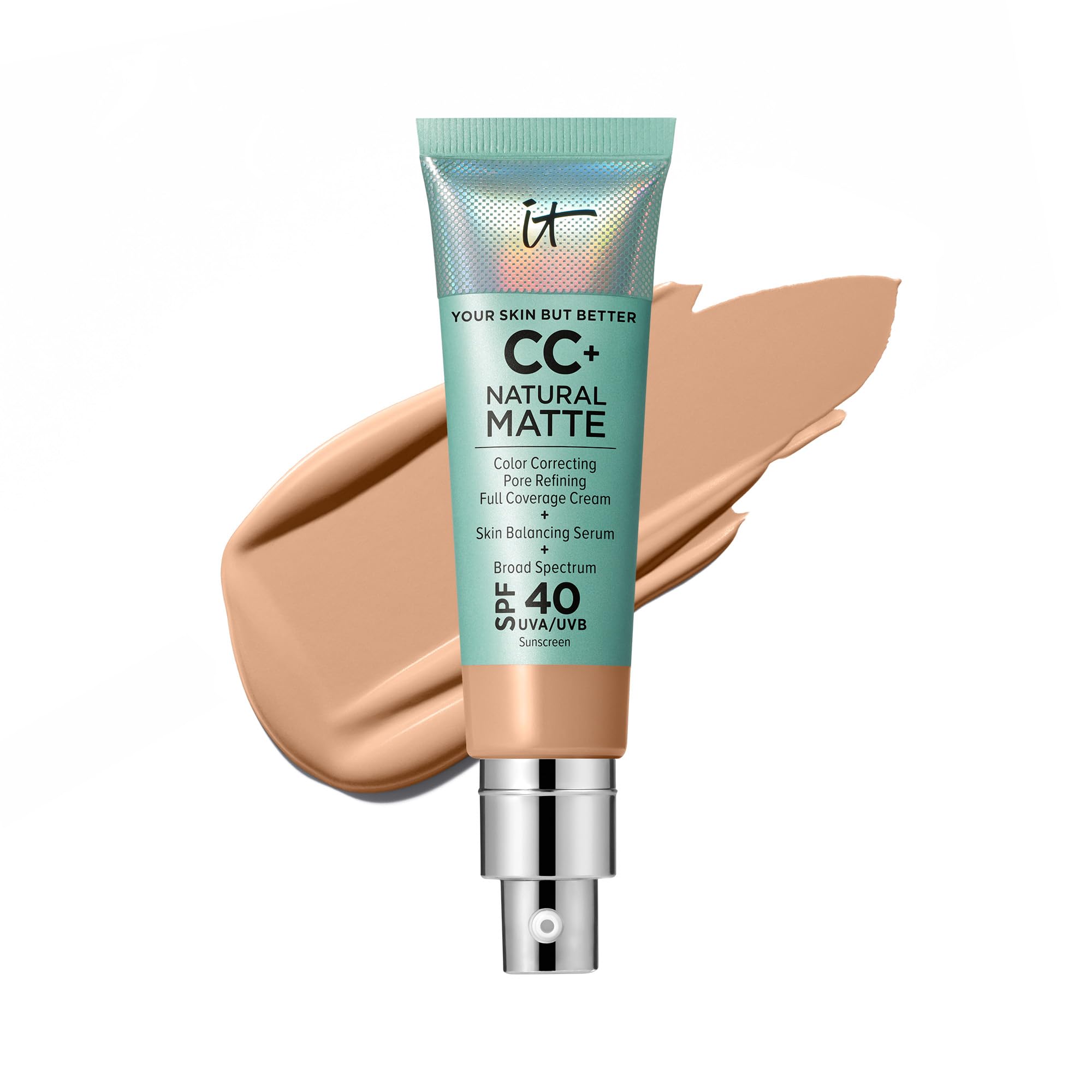 CC+ Crème Matte Naturelle d IT Cosmetics – contrôle de brillance durable