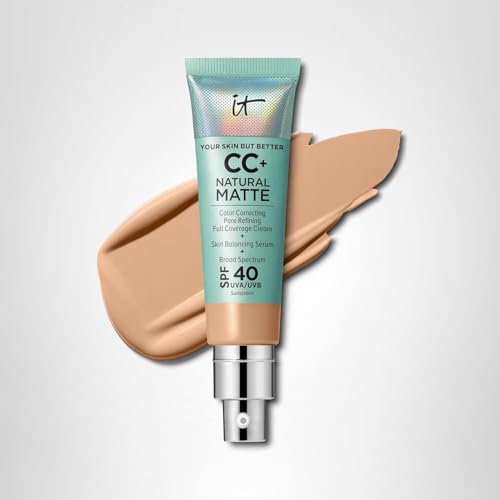 Formule non comédogène adaptée IT Cosmetics CC+ Crème Matte Naturelle