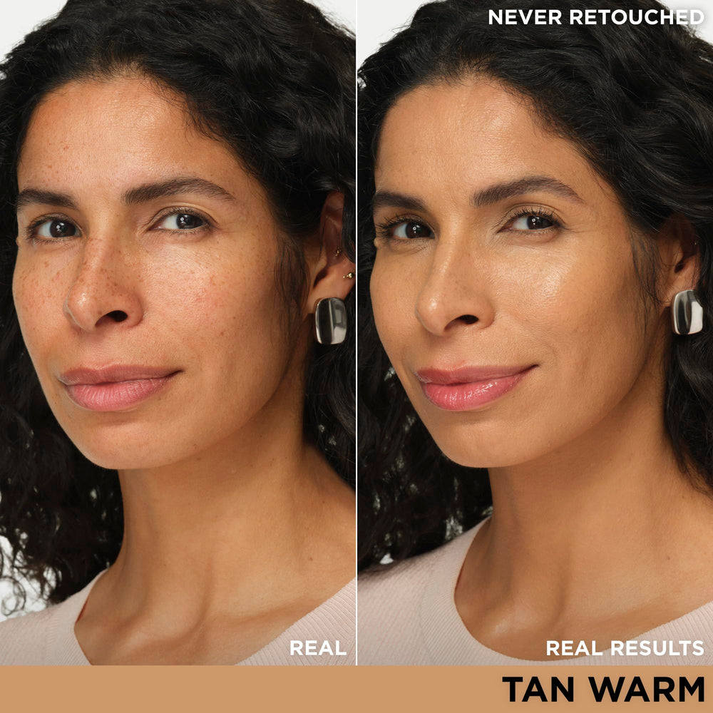 Échantillon Tan Warm montrant correction de couleur naturelle.