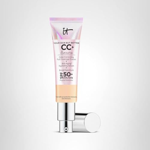 IT Cosmetics CC+ Illumination — Idéal pour peau mature et sèche, teint unifié.