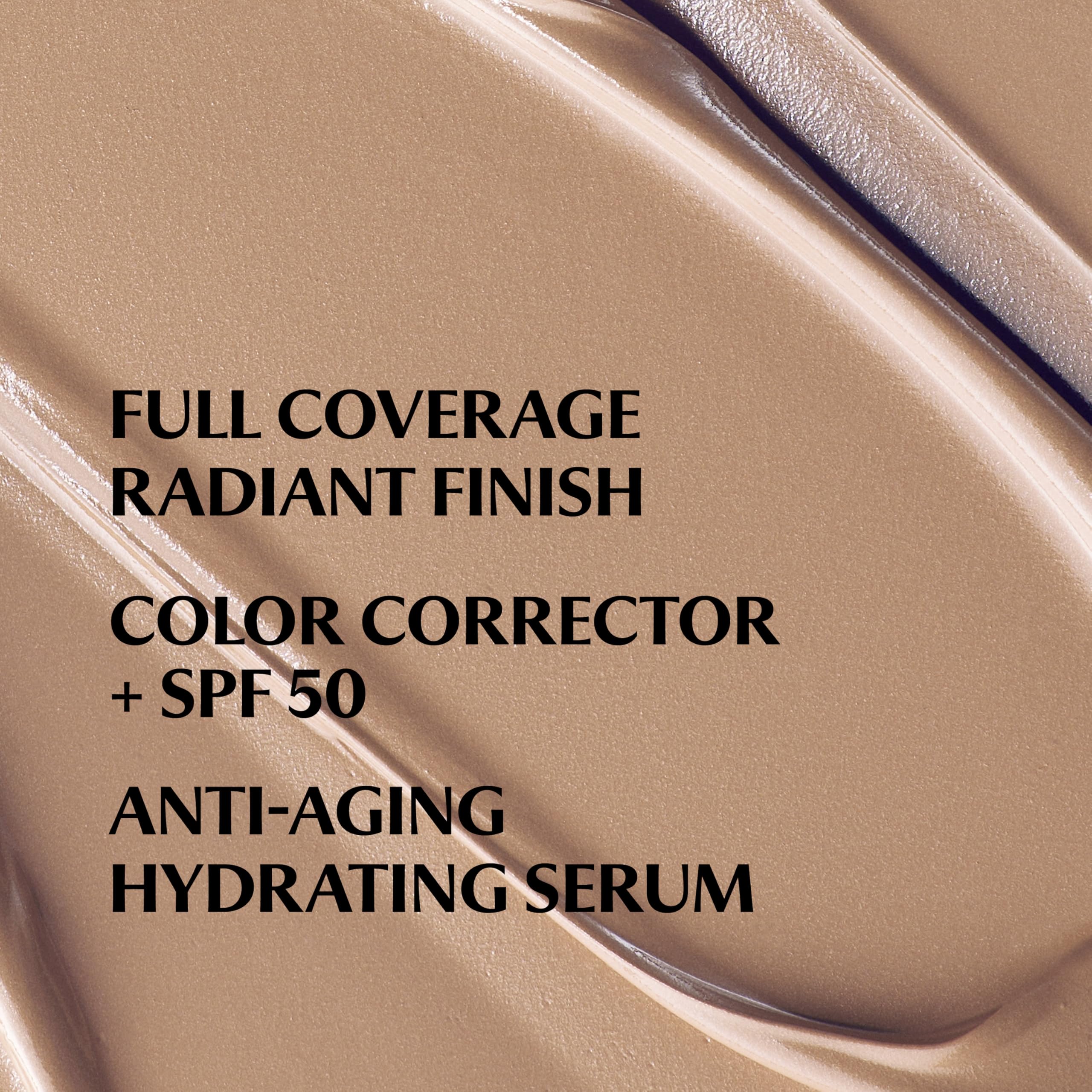 IT Cosmetics CC+ Illumination Tan — texture soyeuse sur peau, sensation hydratante.