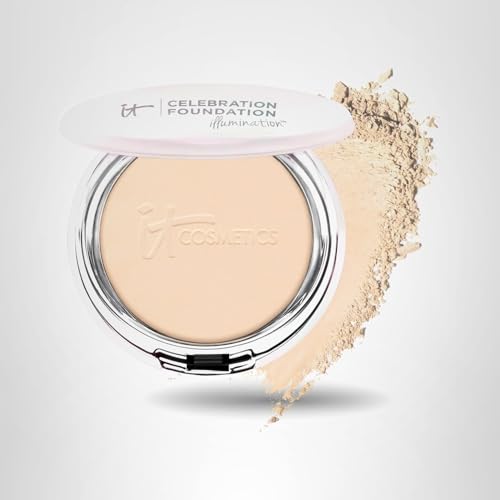 IT Cosmetics Celebration Foundation Illumination – application douce pour un teint homogène.