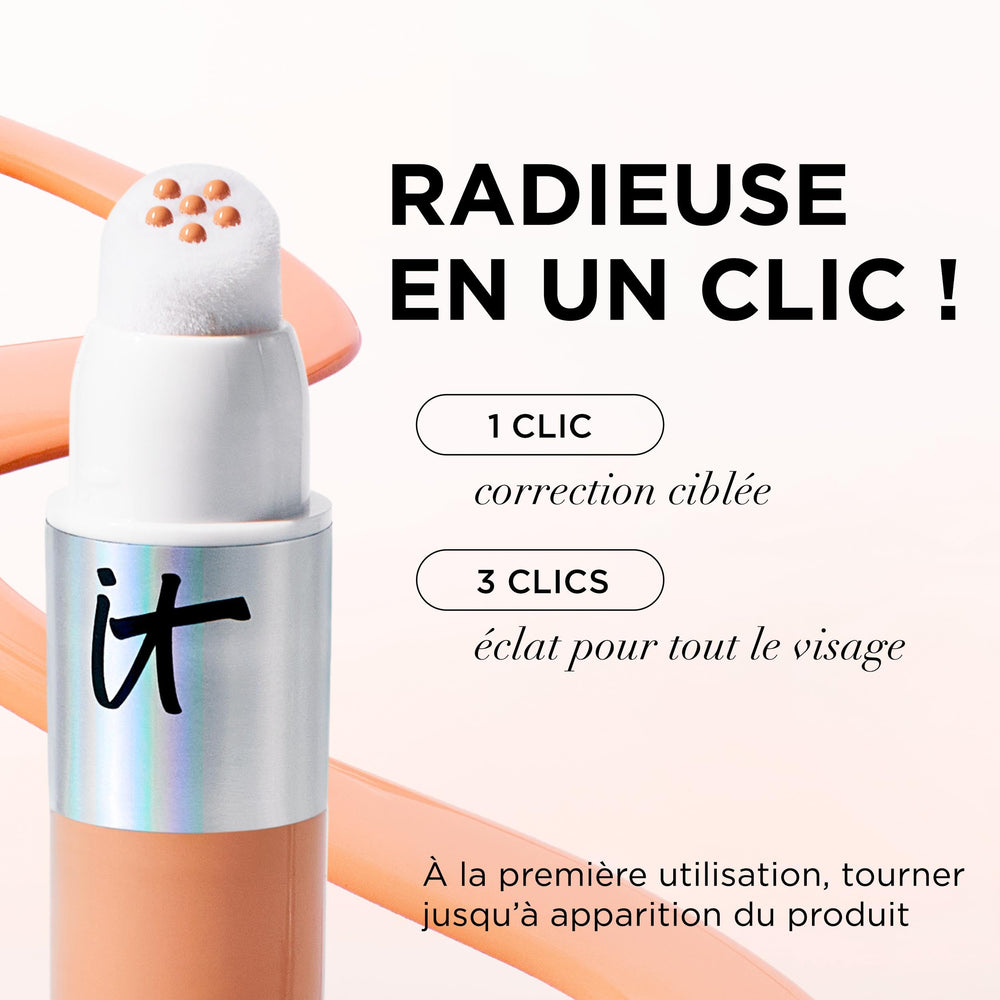 IT Cosmetics Do It All Radiant, acide hyaluronique pour une peau repulpée.
