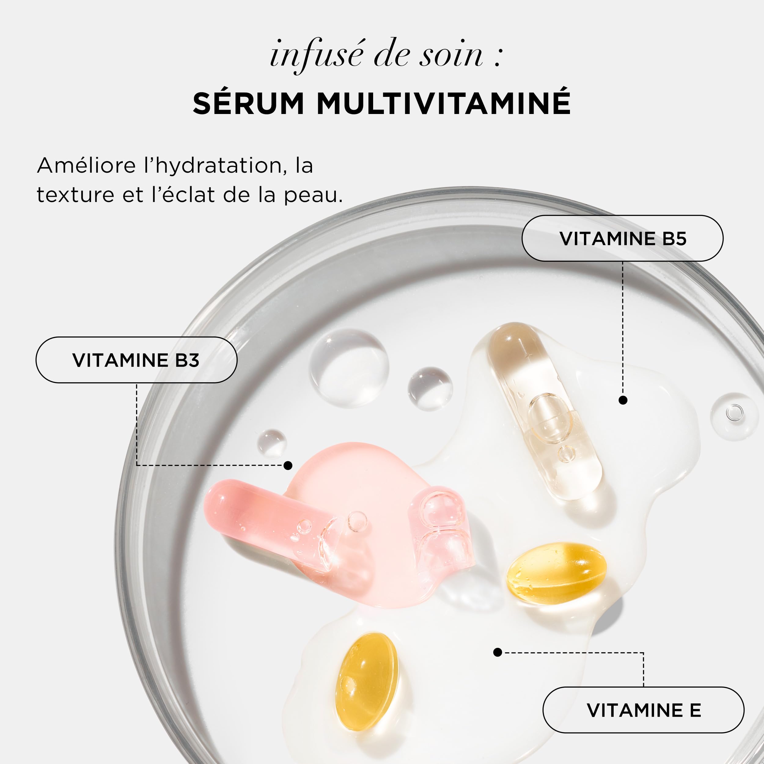 Test dermatologique qui assure douceur et compatibilité cutanée.