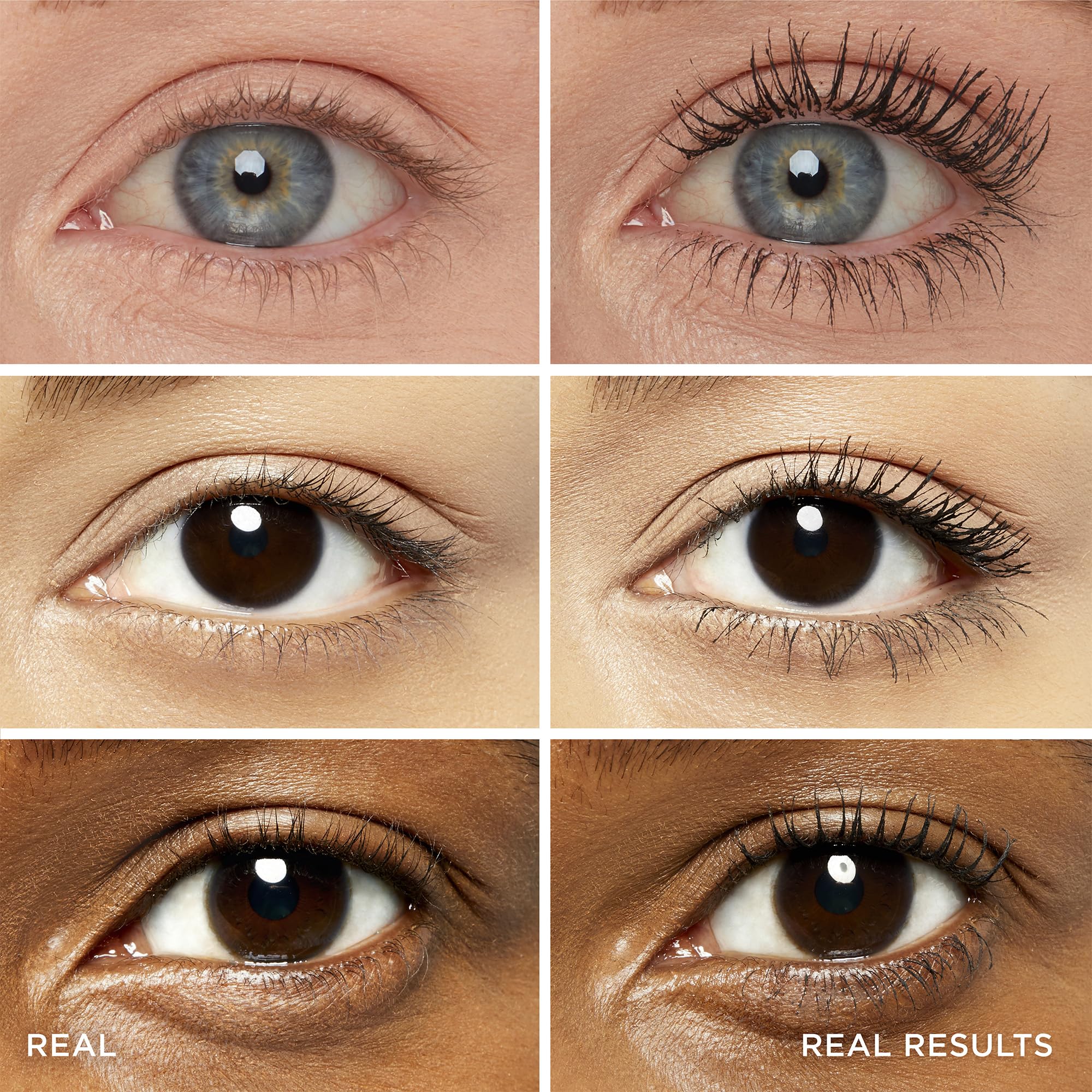 Complete eye look pairing rose shadow with mascara for a festive vibe by IT Cosmetics.