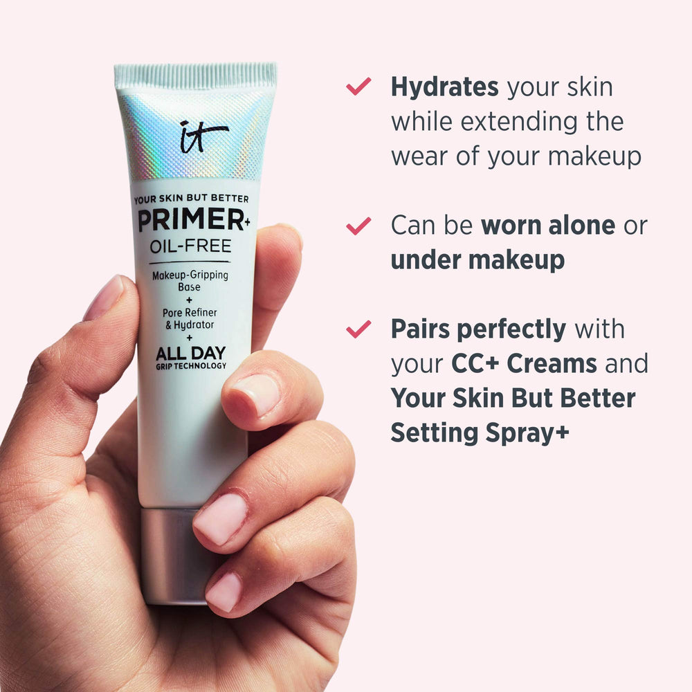 IT Cosmetics formulation légère sans huile avec extraits végétaux bénéfiques pour la peau.