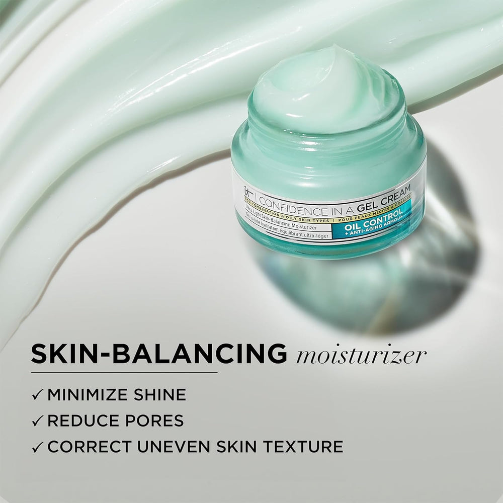 IT Cosmetics – Niacinamide et vitamine E pour peau équilibrée.