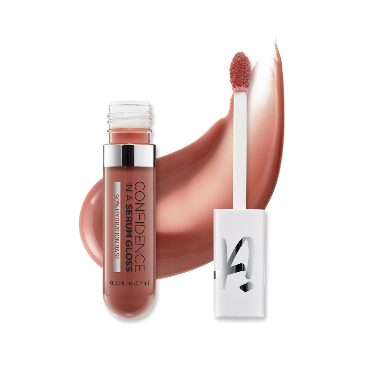 IT Cosmetics gloss à lèvres sérum Confiance: bouteille montrant hydratation et brillance