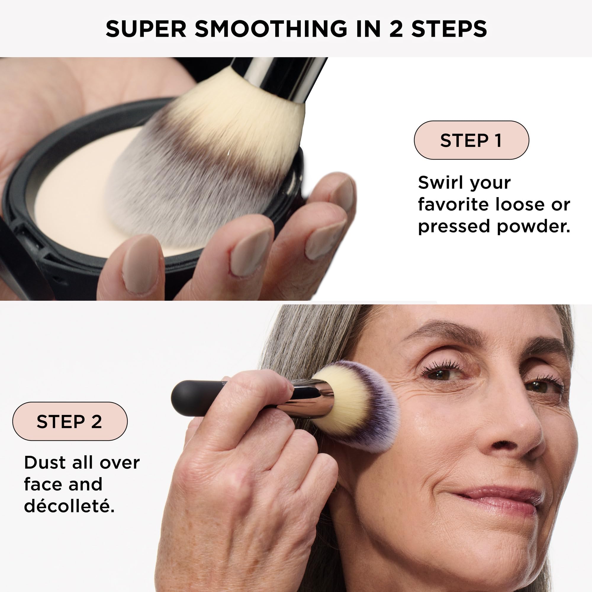 IT Cosmetics Heavenly Luxe Wand Ball: application précise sur visage et décolleté.