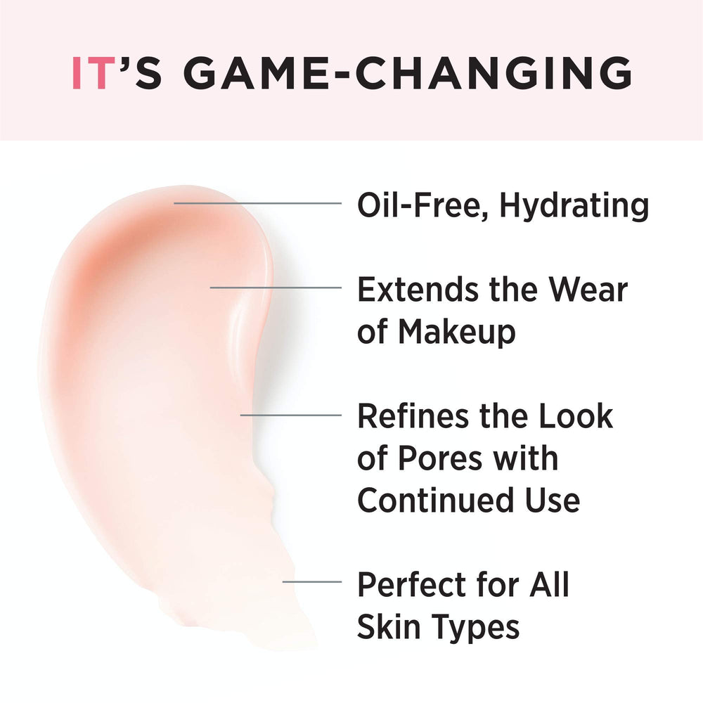 IT Cosmetics primer hydratant avec glycérine, à appliquer pour une peau souple.