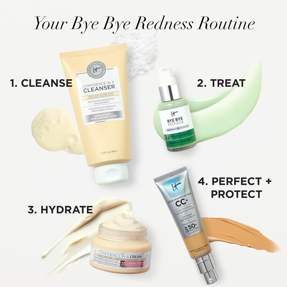 Clarté peau améliorée grâce au sérum IT Cosmetics