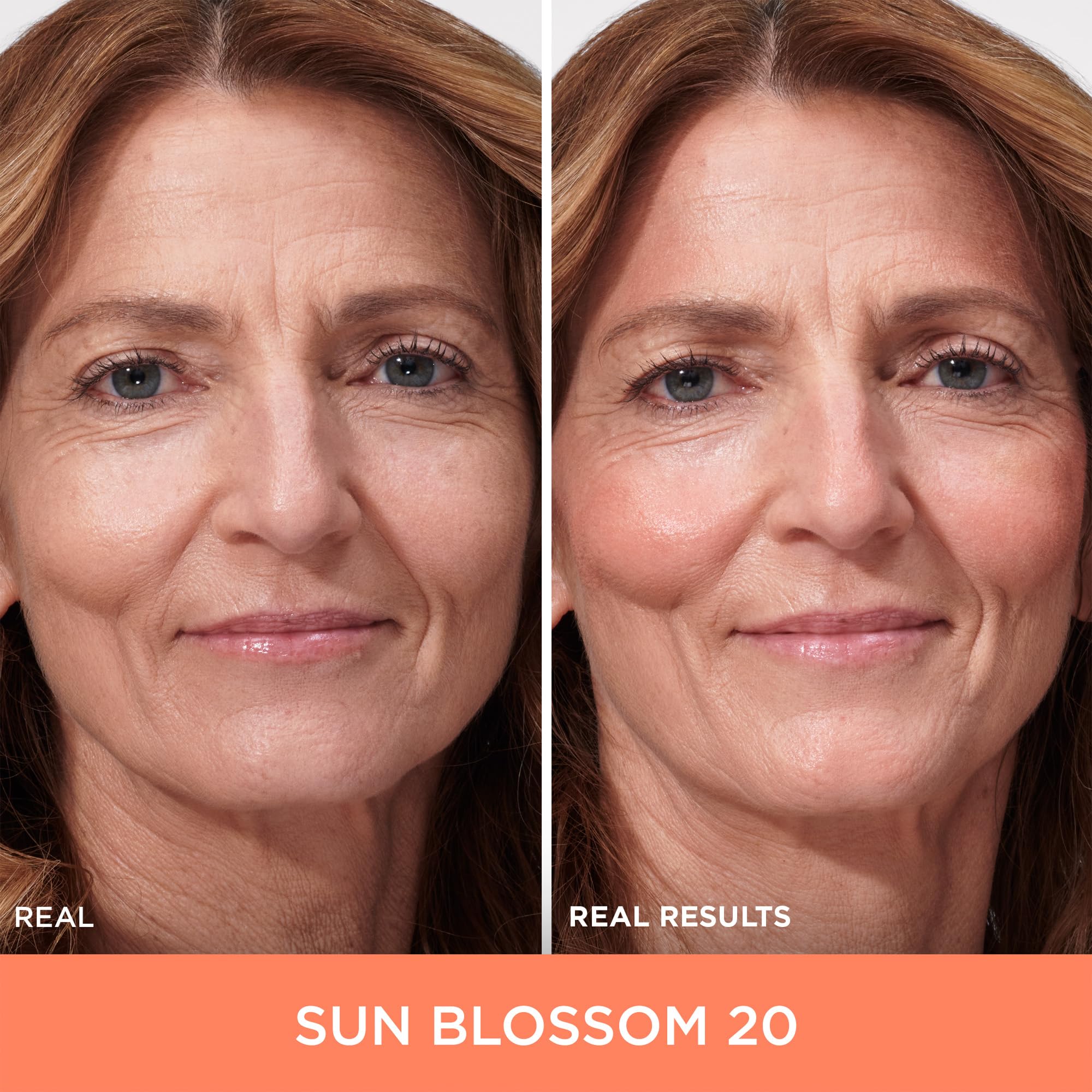 Sun Blossom permet une couleur nuancée sur tout le visage.