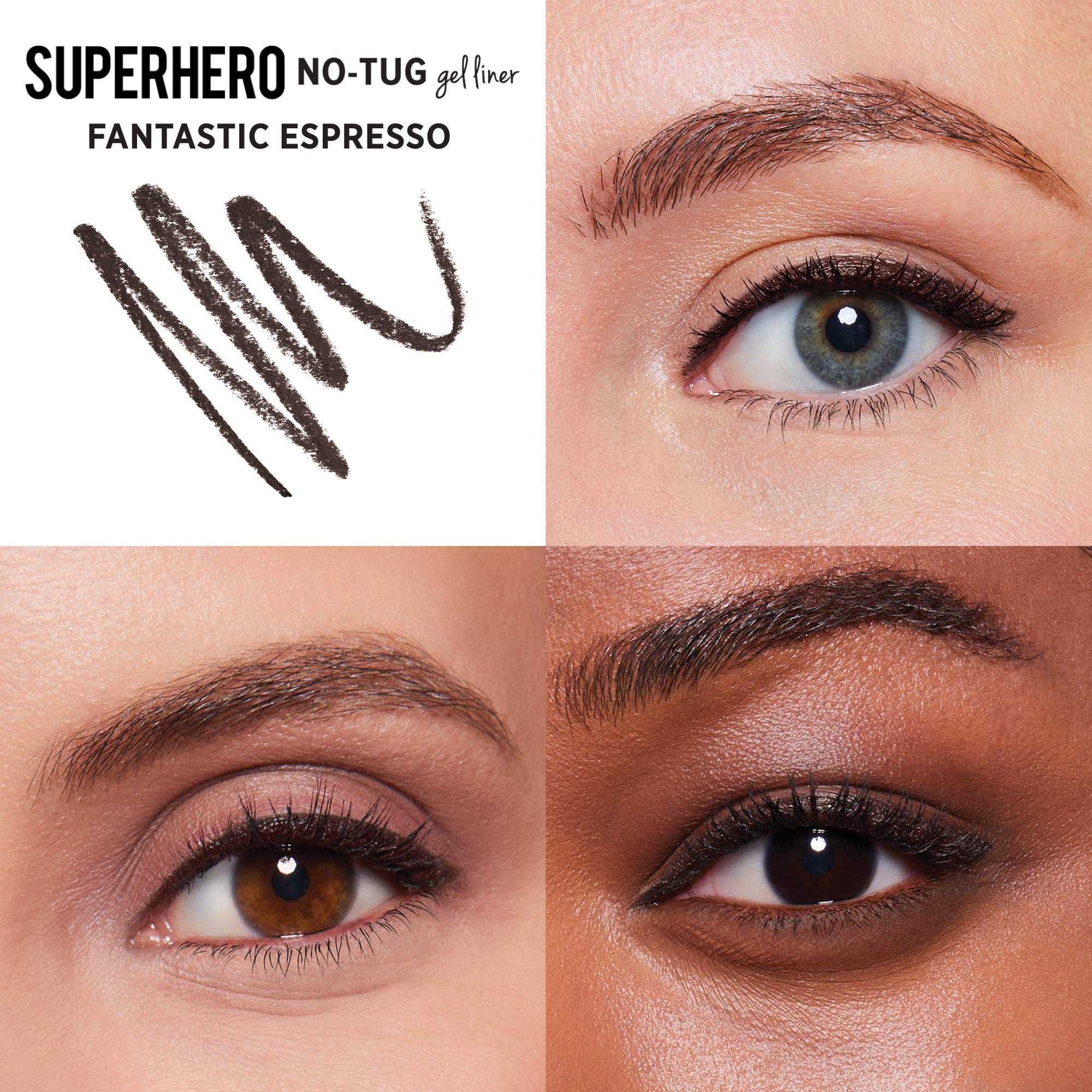 It Cosmetics Superhero No-Tug application précise sur la ligne des cils avec crayon-yeux