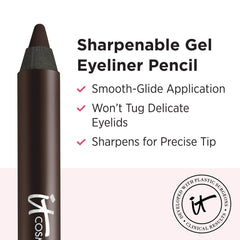 It Cosmetics Superhero No-Tug crayon-yeux résistant à l eau pour une tenue longue