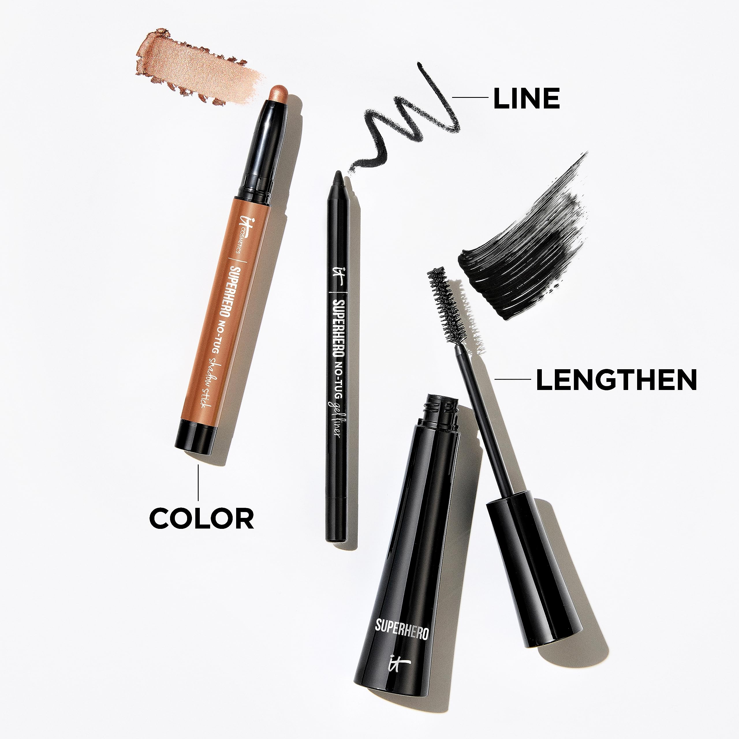 It Cosmetics Superhero No-Tug Stick reste étanche et résiste à l'humidité