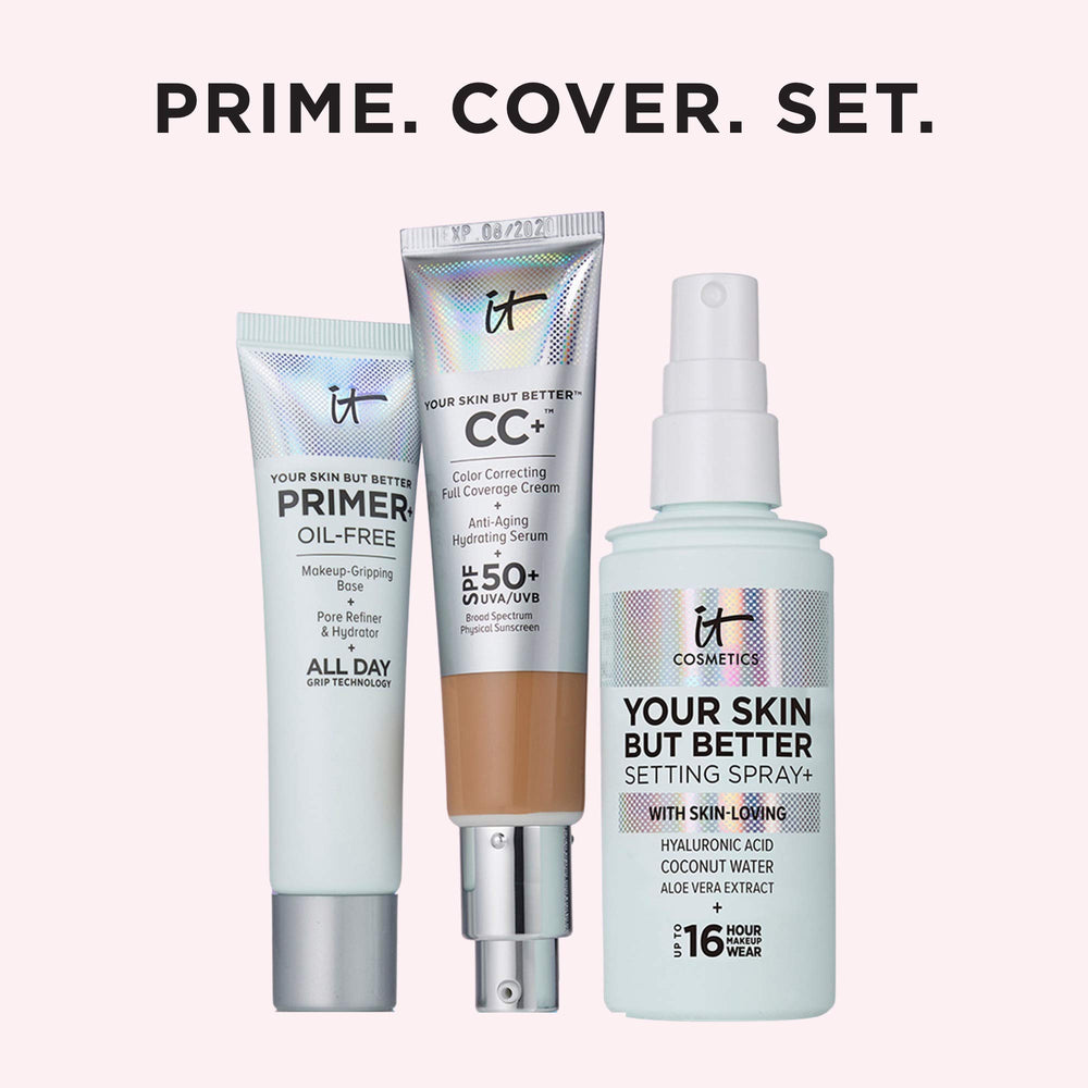 IT Cosmetics appliquez-le après votre crème pour une base maquillage durable et confortable.