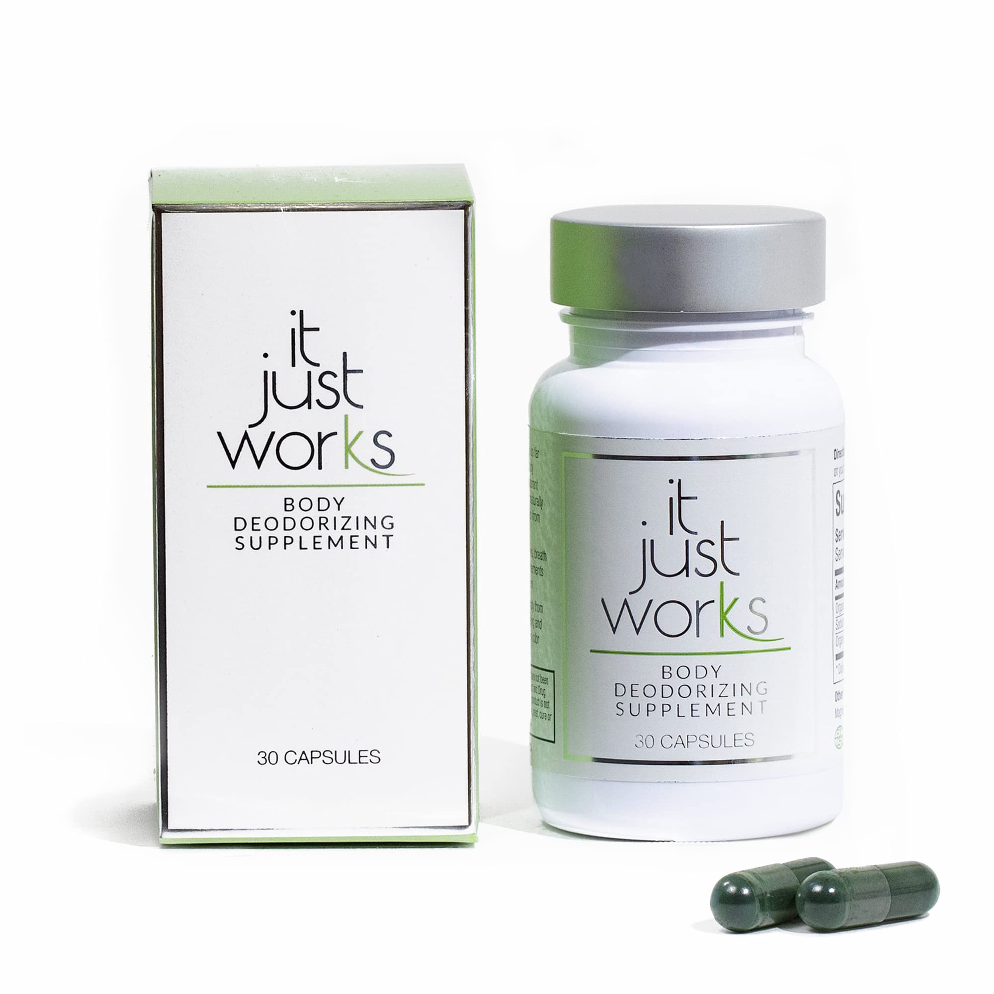 It Just Works: capsules en bouteille pour une fraîcheur durable au quotidien.
