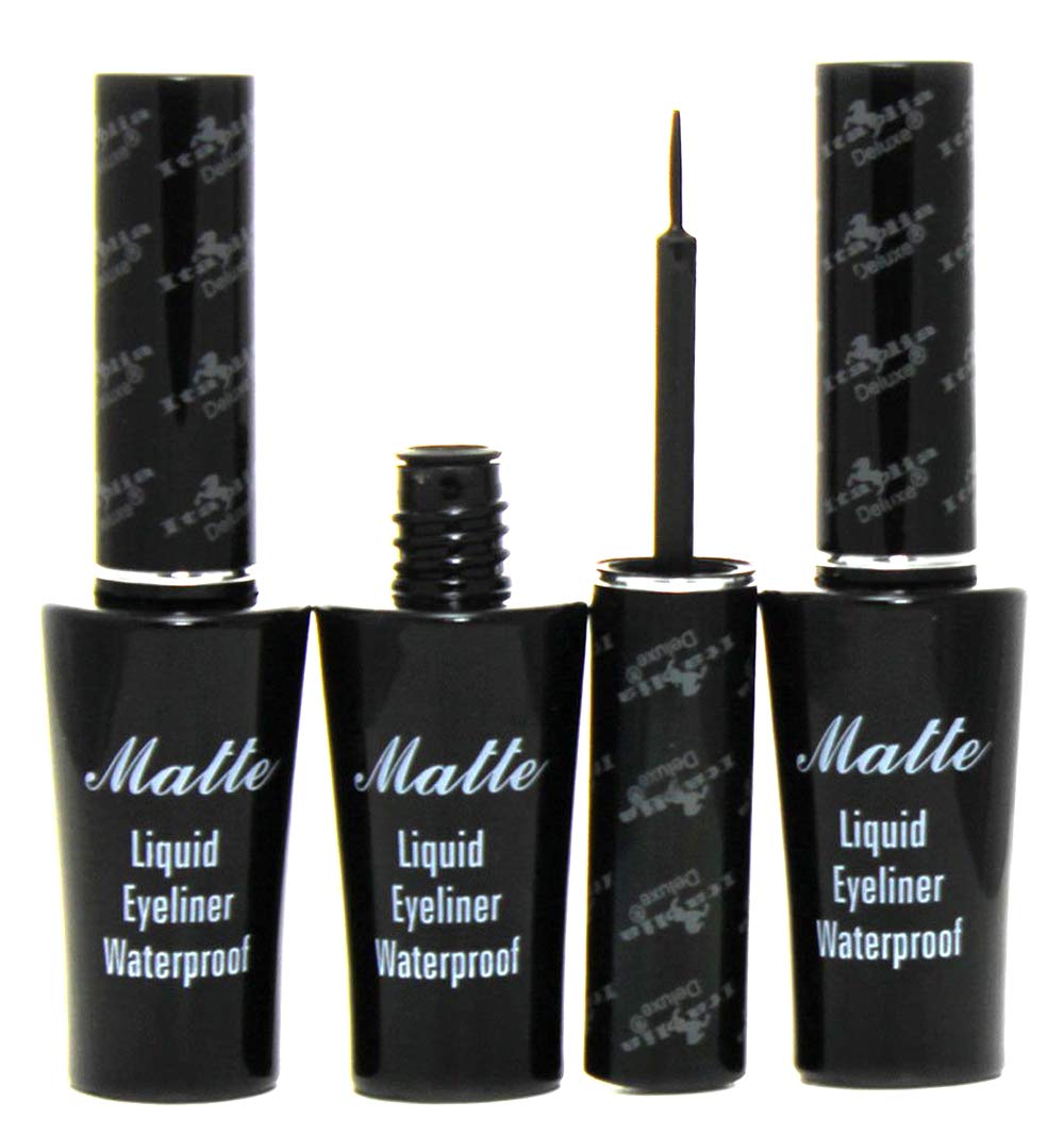 Italia Deluxe crayon liquide noir mat - Pointe Fine pour tracé précis