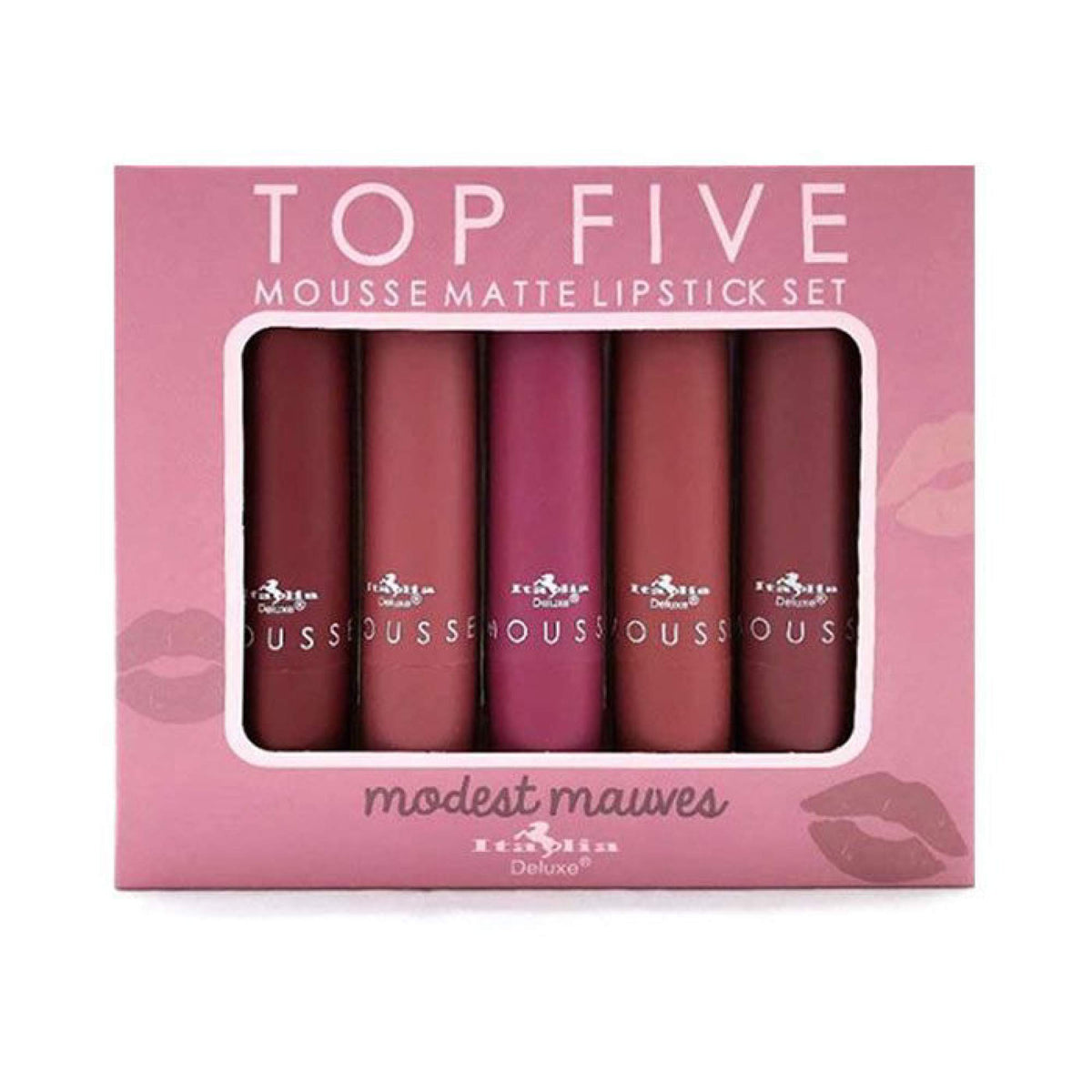 Italia Deluxe rouge à lèvres mousse matte Temptress – couleur riche et durable pour soirées.