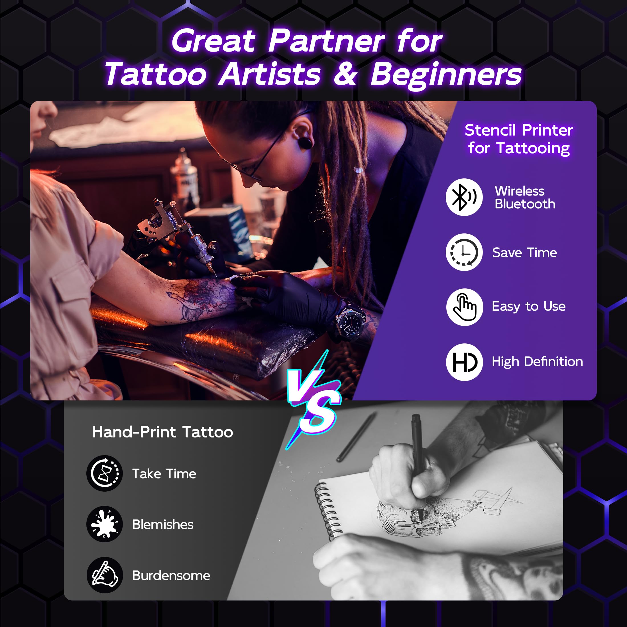 Transferts de tatouages temporaires via Itari pour looks créatifs.