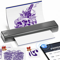 Itari imprimante stencil tatouage avant, impression rapide et pratique pour débutants.