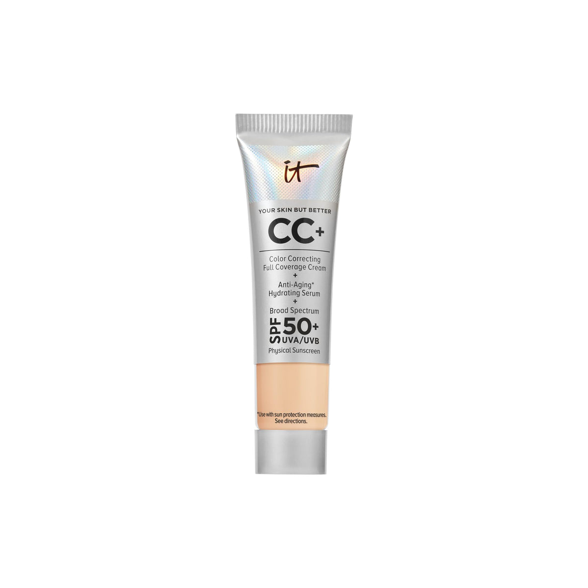 It Cosmetics CC+ Cream en tube, pratique pour le voyage et le quotidien.