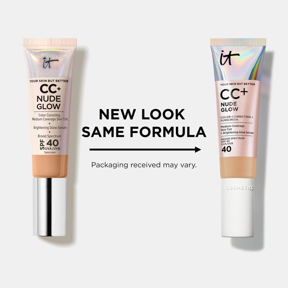IT Cosmetics CC+ Nude Glow: extrait de thé vert protège la peau.