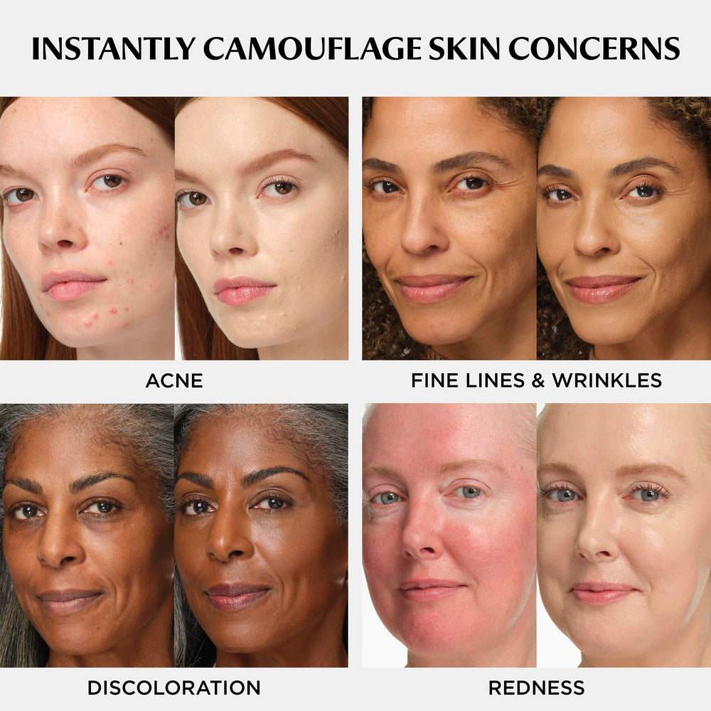 Finition naturelle et homogène pour un teint sans effet masque.